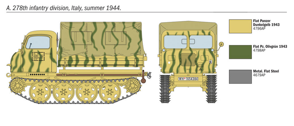 Italeri Steyr Rso/01 With Germ. Soldiers 6549