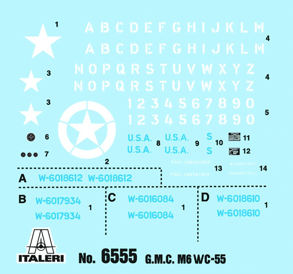 Italeri 37 Mm Gun Motor Carriage M6