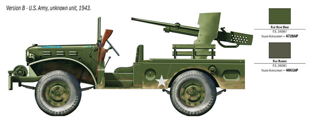 Italeri 37 Mm Gun Motor Carriage M6