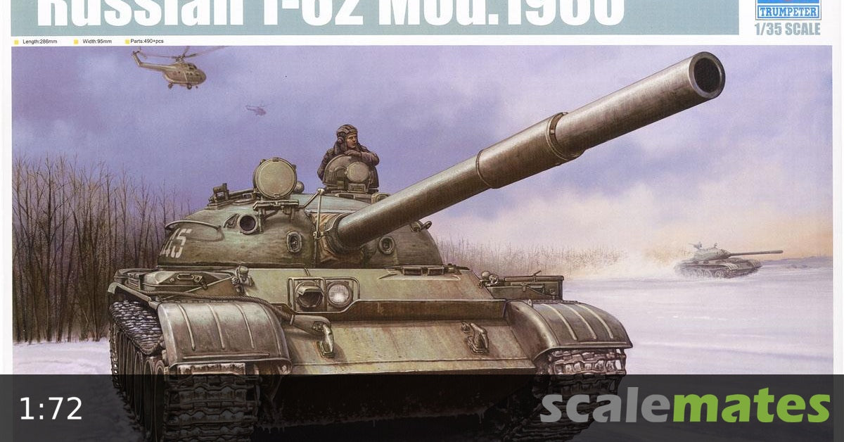 Trumpeter 1:35 - T-62 Russian (Mod.1960) MBT