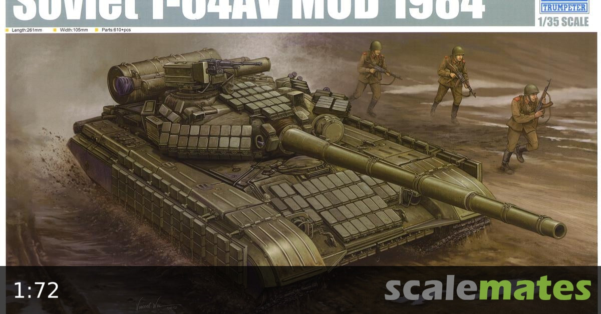 Trumpeter 1:35 - Soviet T-64B Mod 1984