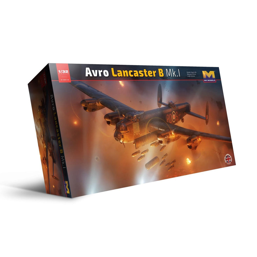 HK Models British Royal Air Force Lancaster Mk I S-Sugar Bomber Aircraft PKHK01E10
