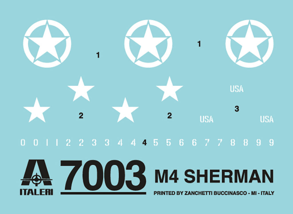 Italeri M 4 Sherman