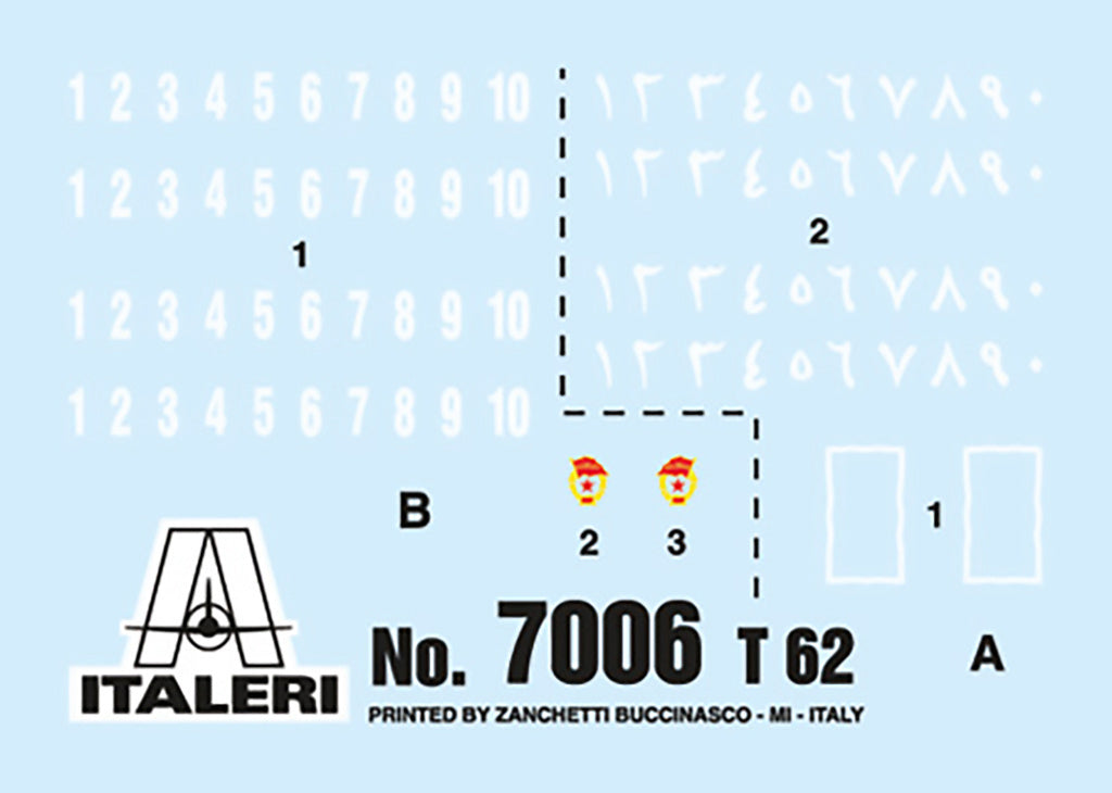 Italeri T-62 - 7006