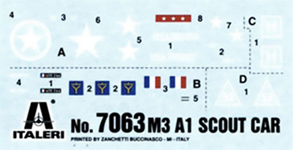 Italeri M3A1 Scout Car - 7063