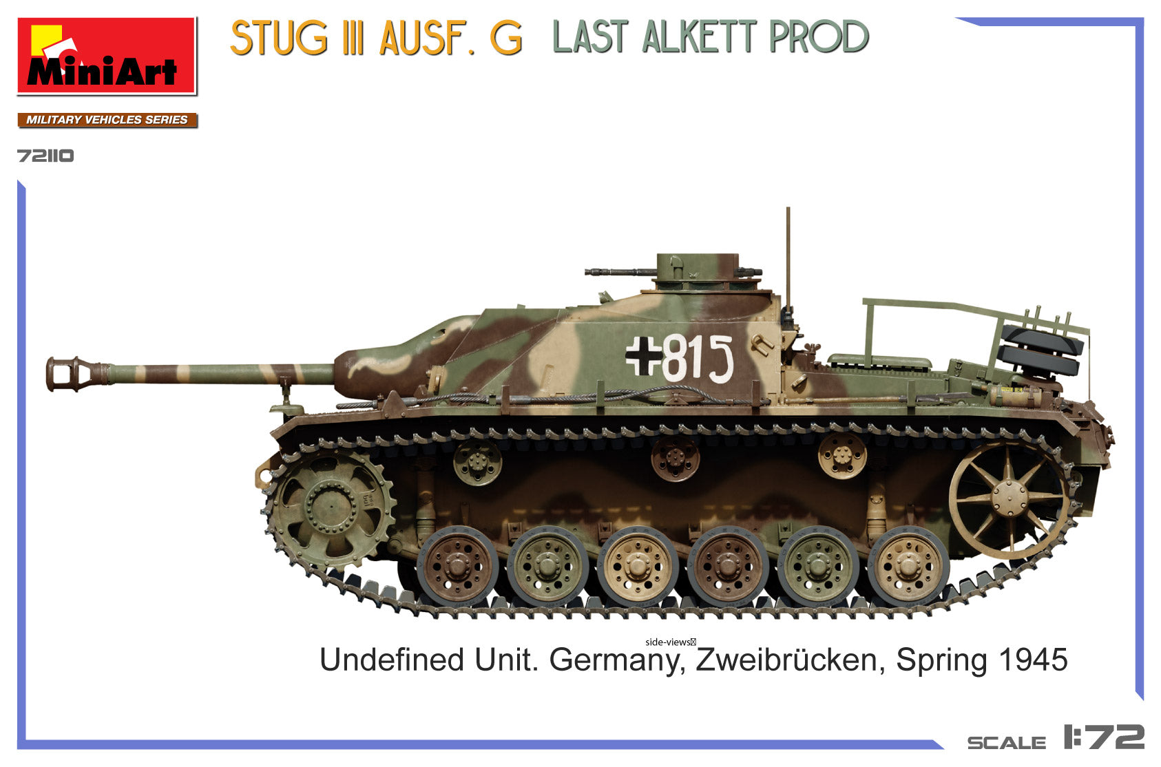 Miniart 1:72 - StuG III Ausf G Last Alkett Prod