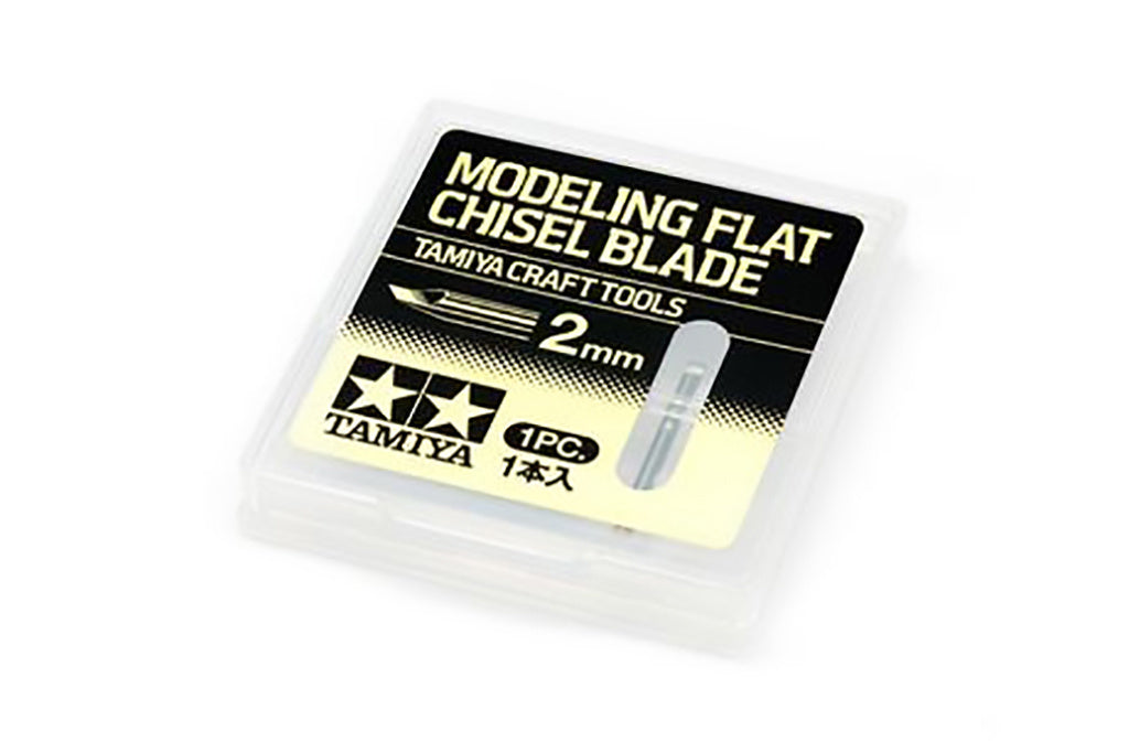 Tamiya Modeling Flat Chisel Blade 2Mm 74143