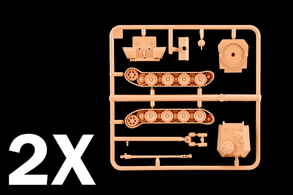 Italeri Pzkpfw.V Panther Ausf G 2 X Fast Assembly 7504