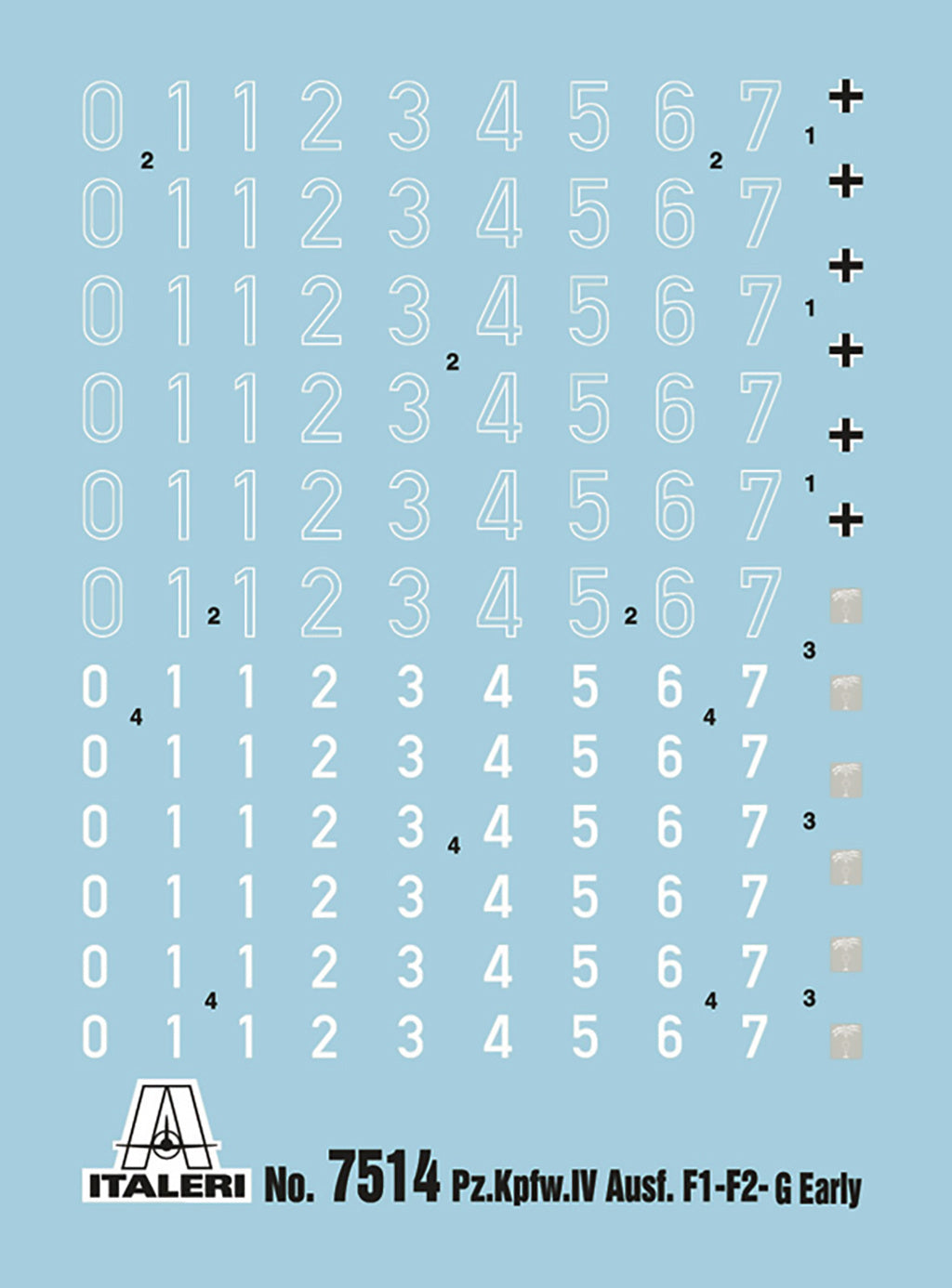Italeri Sd.Krz.161 Pz.Kpfw.Iv F1 (Fast Assembley X 2 Pcs) 7514