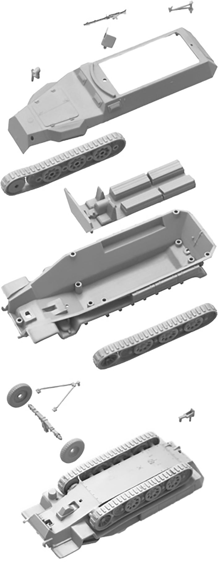 Italeri Sd.Kfz.251/1 Ausf D 2 X Fast Assembly 7516