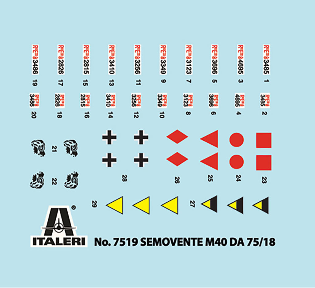 Italeri Semovente M40 Da 75/18 - 7519