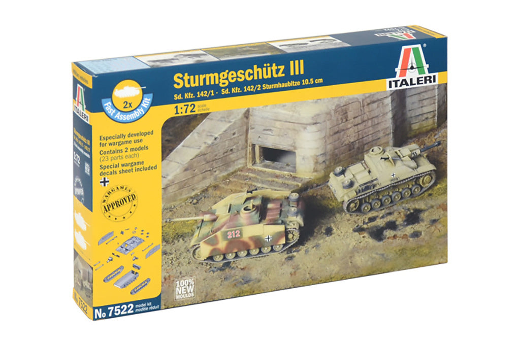 Italeri Sd.Kfz. 142/1 Sturmgesschuetz 7522