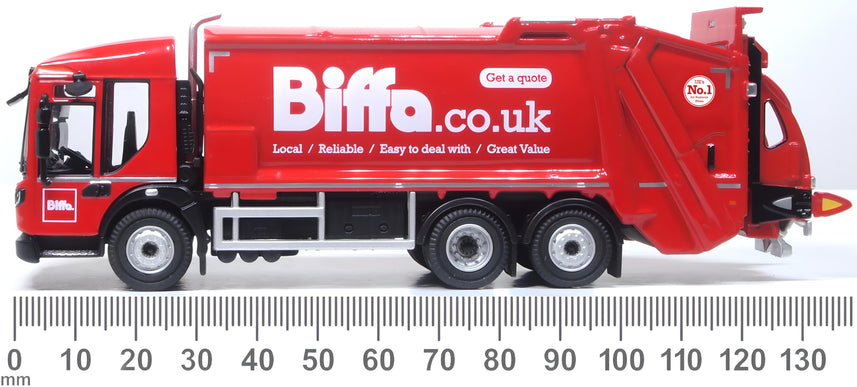 Oxford Diecast Dennis Eagle Olympus Refuse Truck Biffa OD76DE001 - OO Gauge