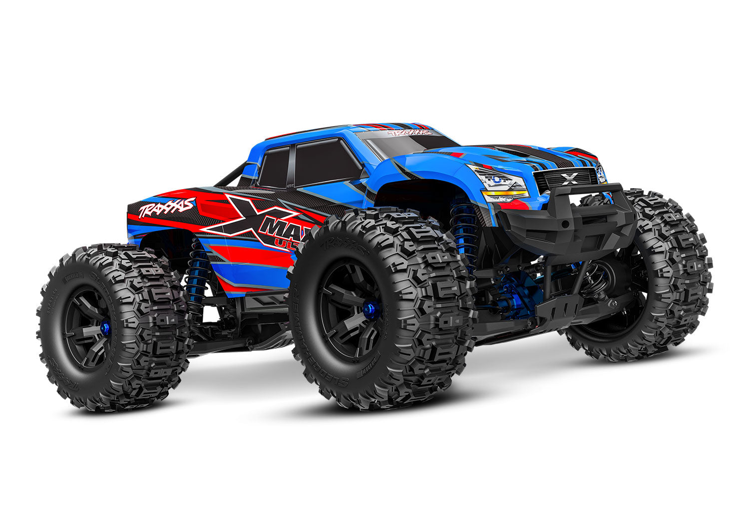 Traxxas Body, X-Maxx Ultimate, blue (painted, decals applied) (assembled w - TRX7868-BLUE