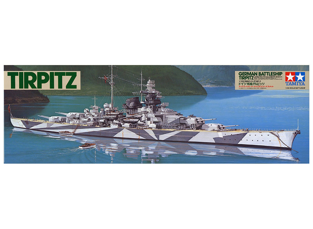 Tamiya 1/350 German Tirpitz Battleship Kit 78015