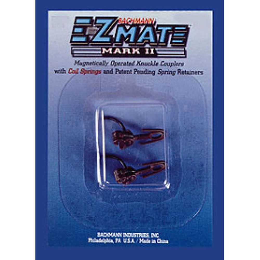Bachmann USA EZ Mate MkII Mag Knuckle Center Shank Long (12 Pair/Card) 78024