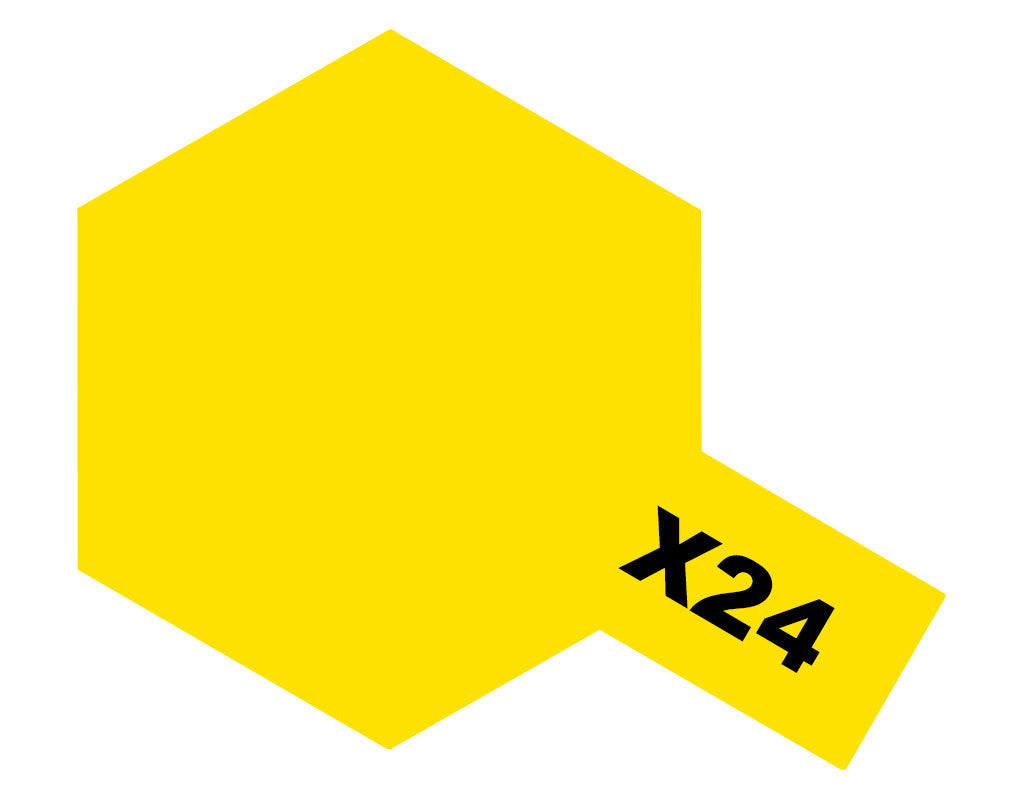 Tamiya Acrylic Paints 10Ml X24 Clear Yellow