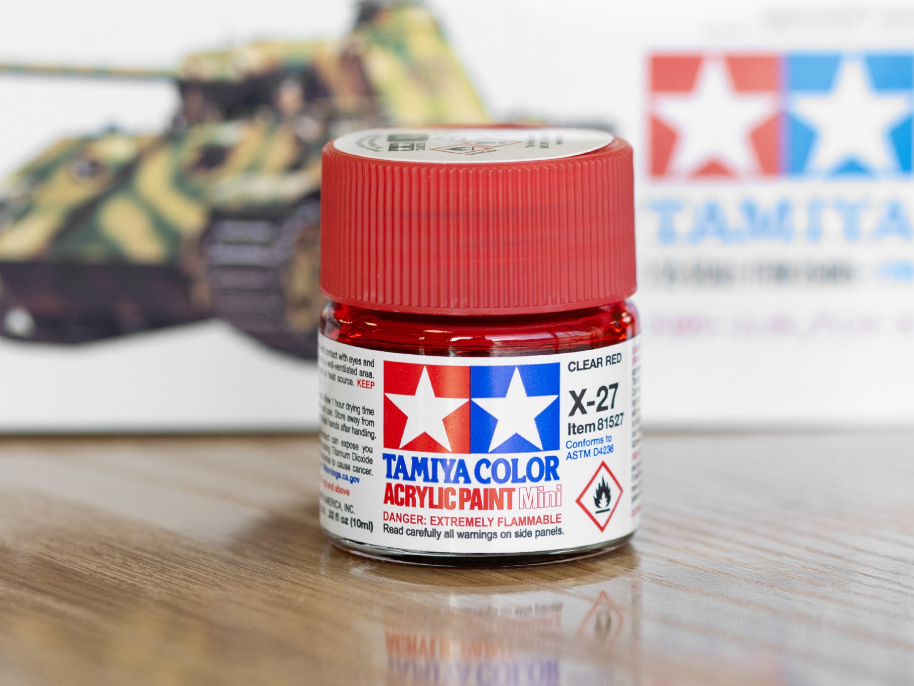 Tamiya Acrylic Mini X27 Clear Red