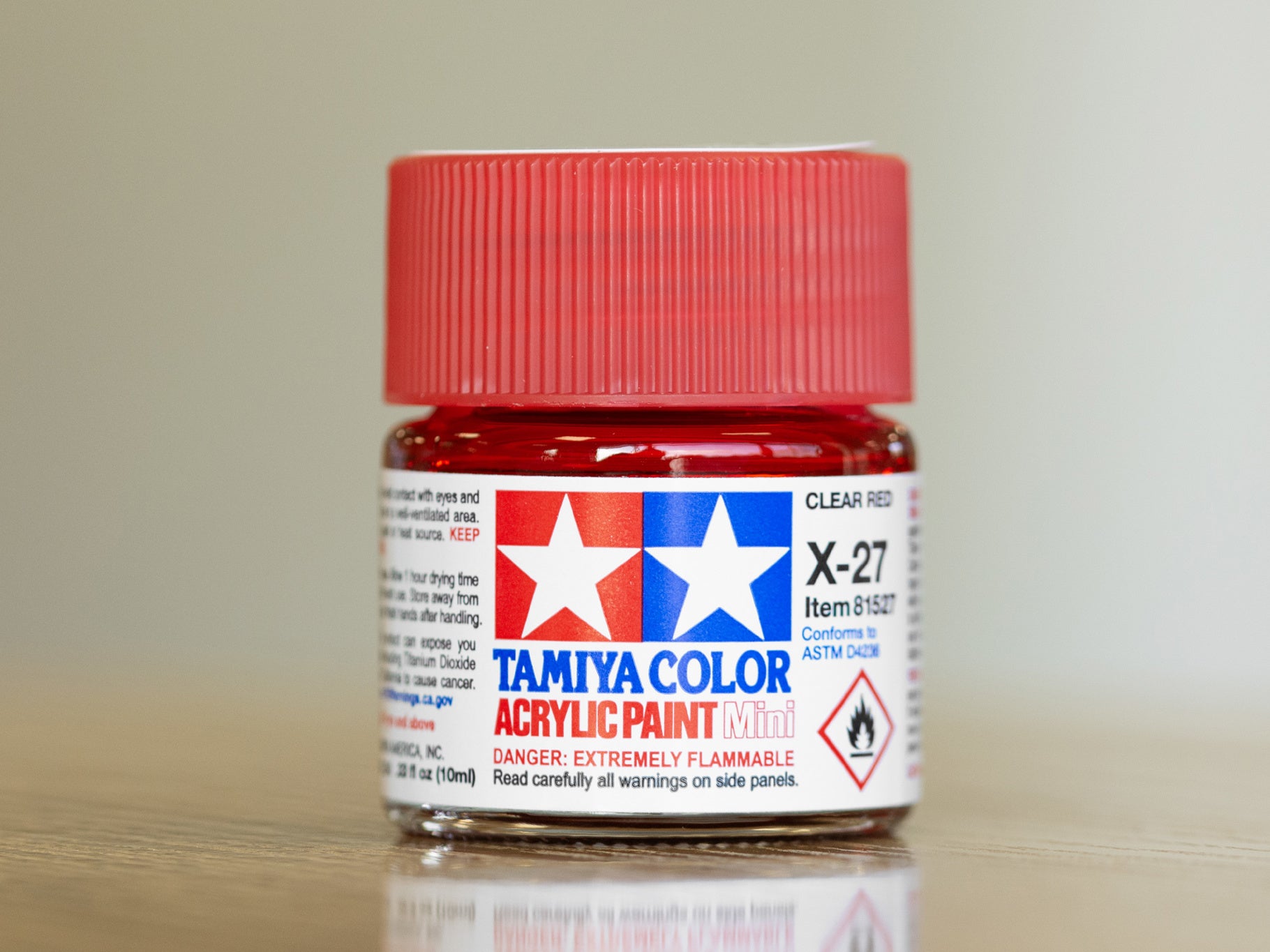 Tamiya Acrylic Mini X27 Clear Red