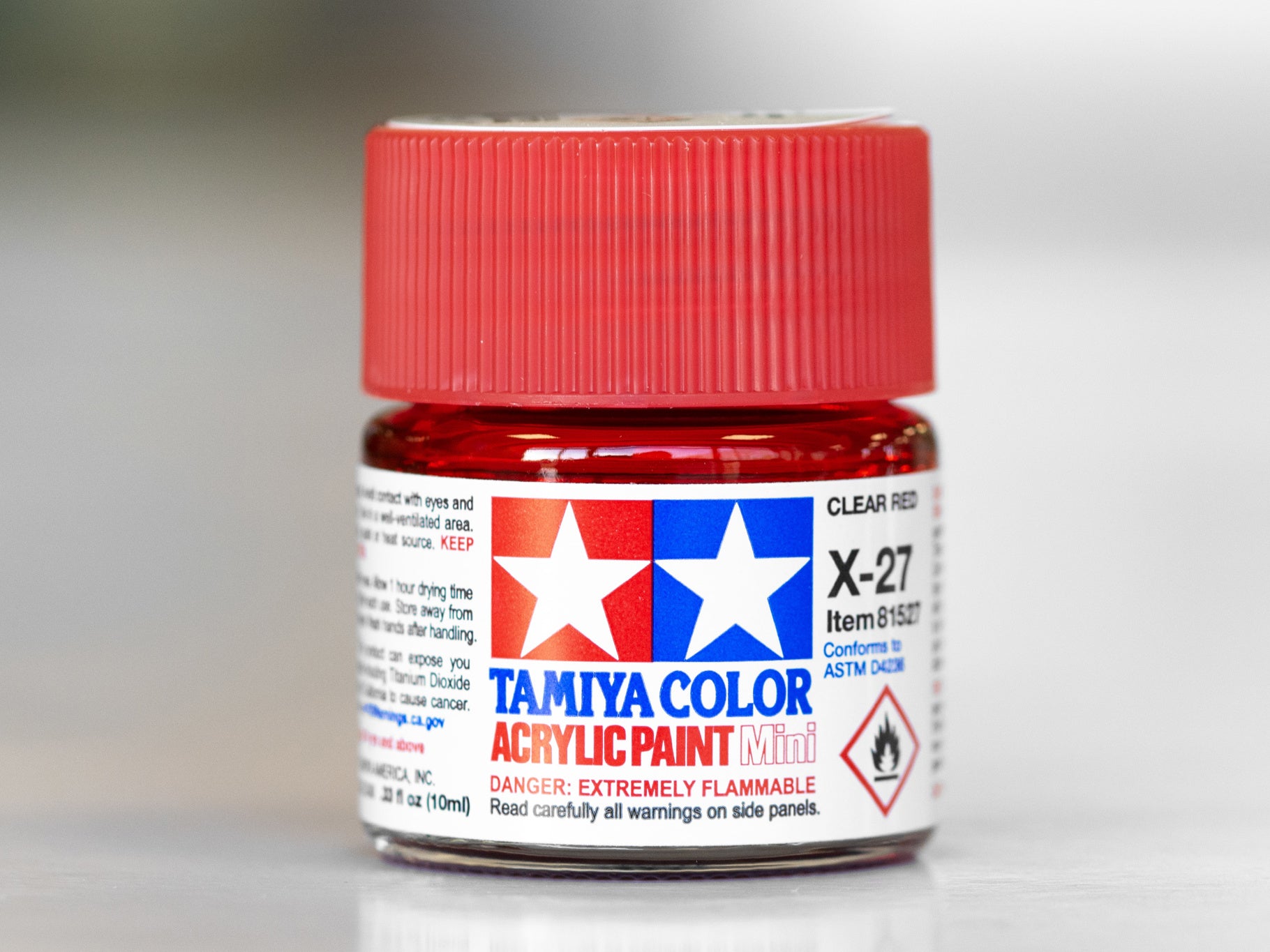 Tamiya Acrylic Mini X27 Clear Red