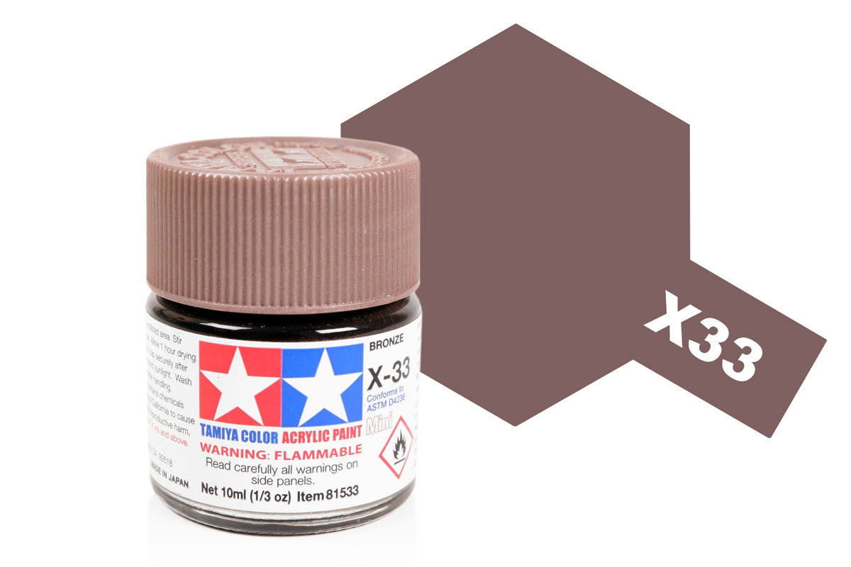 Tamiya Acrylic Paints 10Ml X33 Bronze