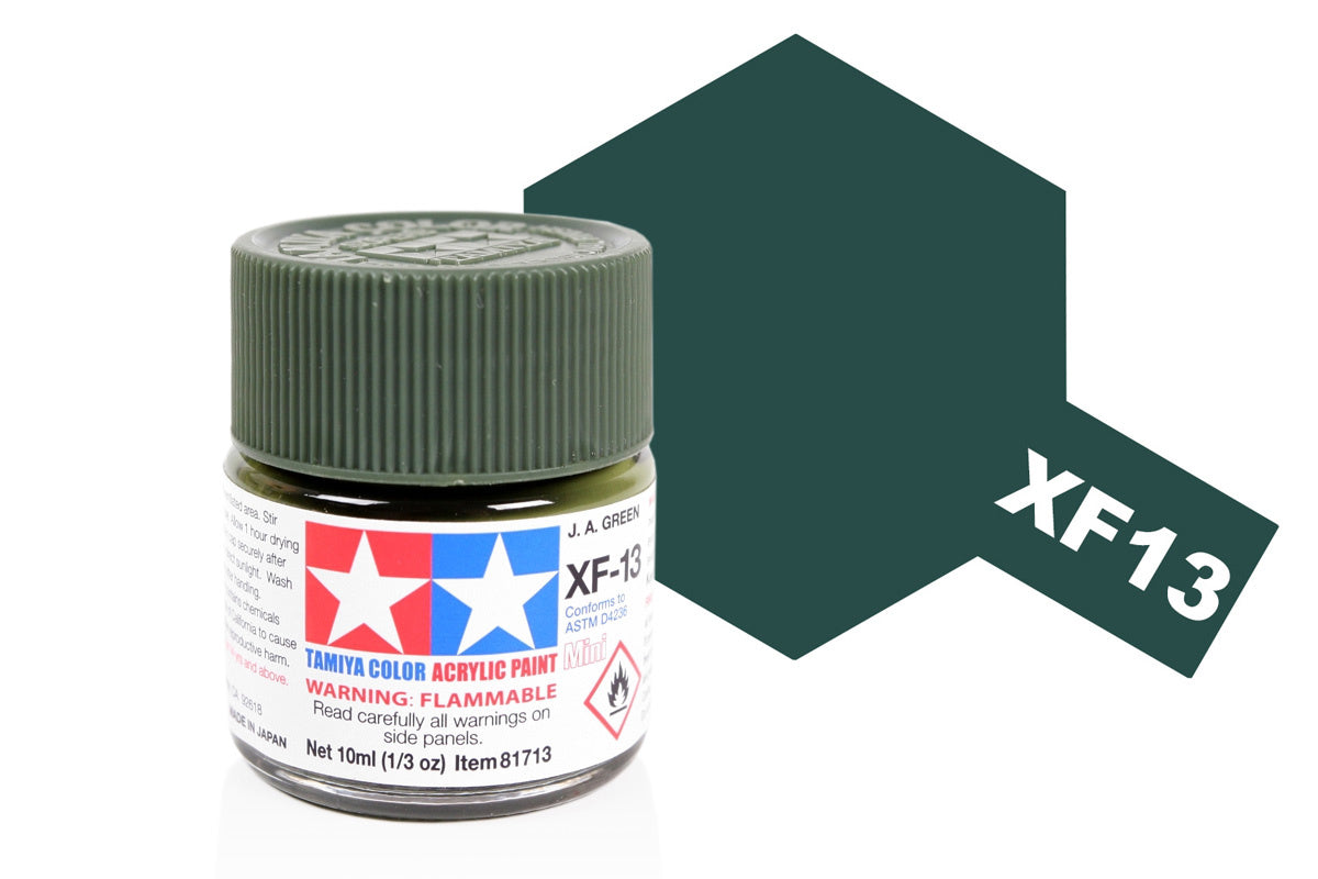 Tamiya Acrylic Paints 10Ml Xf13 J.A. Green