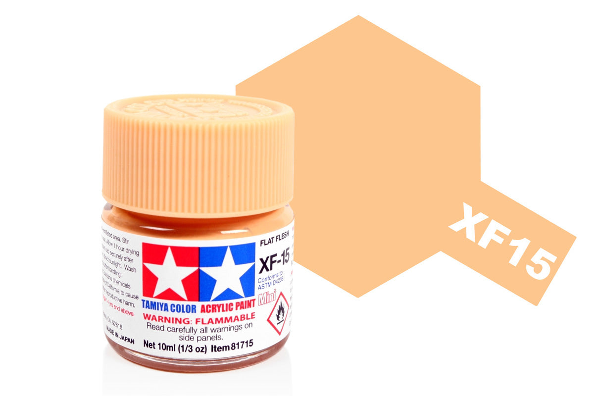 Tamiya Acrylic Paints 10Ml Xf15 Flat Flesh
