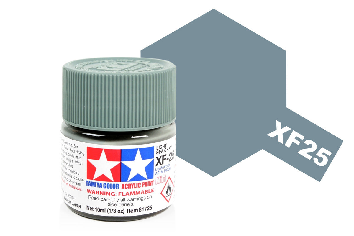 Tamiya Acrylic Paints 10Ml Xf25 Light Sea Grey
