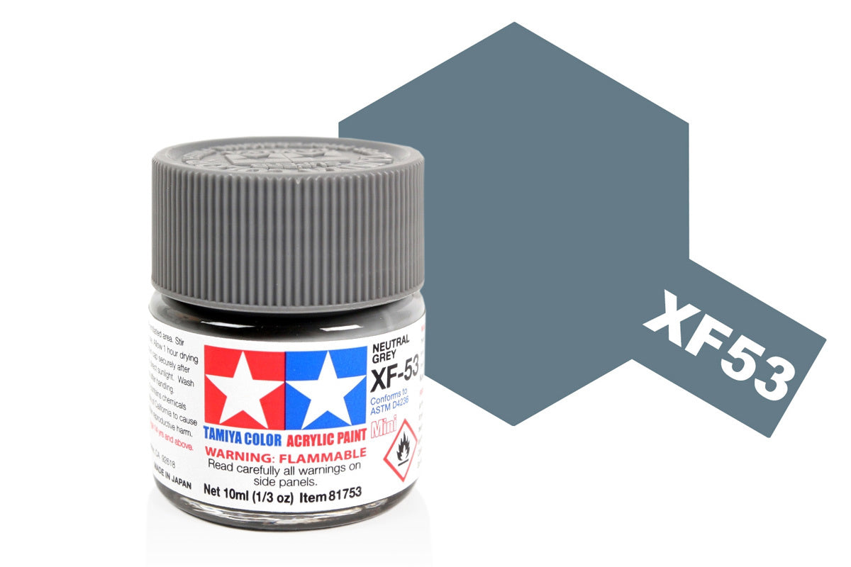 Tamiya Acrylic Paints 10Ml Xf53 Neutral Grey
