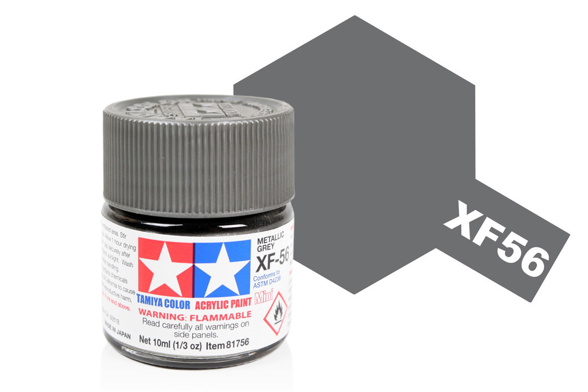 Tamiya Acrylic Paints 10Ml Xf56 Metallic Grey