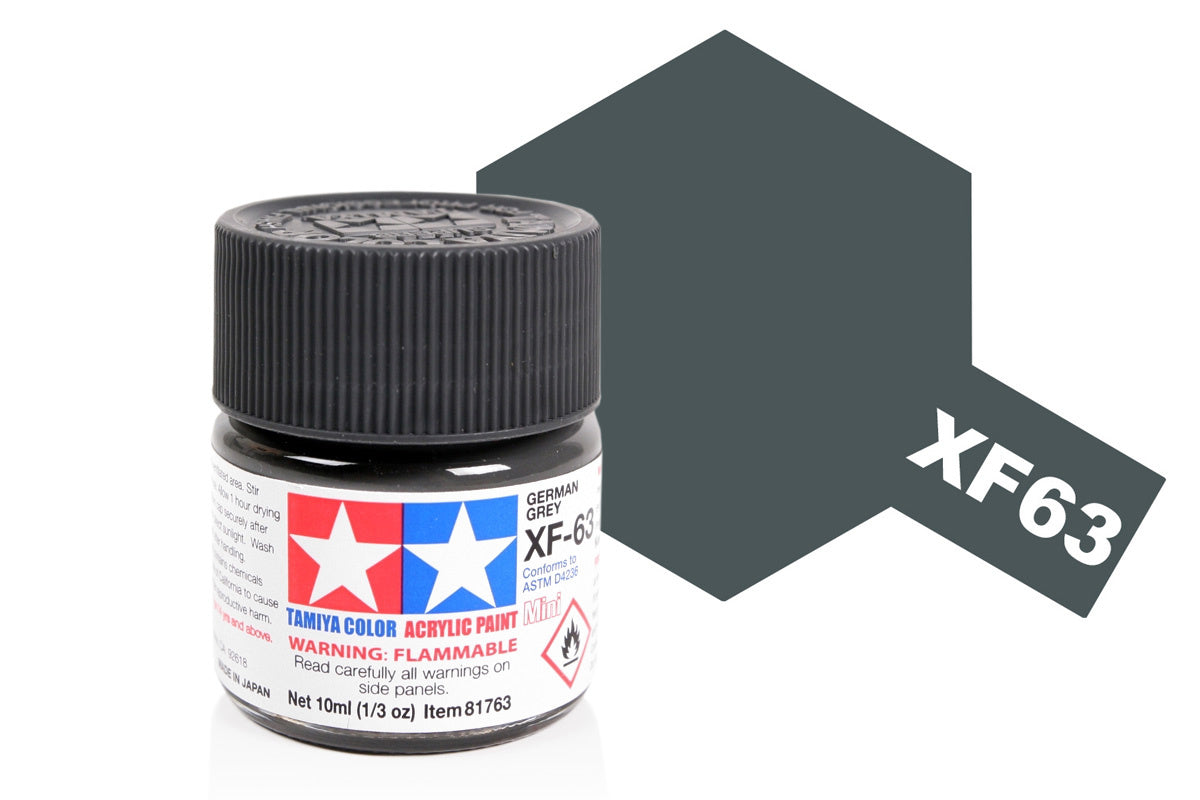 Tamiya Acrylic Paints 10Ml Xf63 German Grey