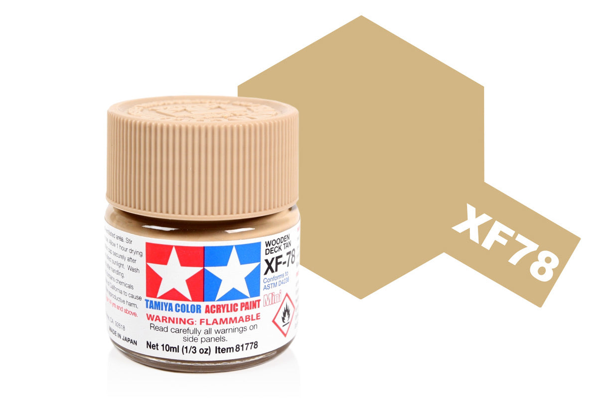 Tamiya Acrylic Paints 10Ml Xf78 Wooden Deck Tan