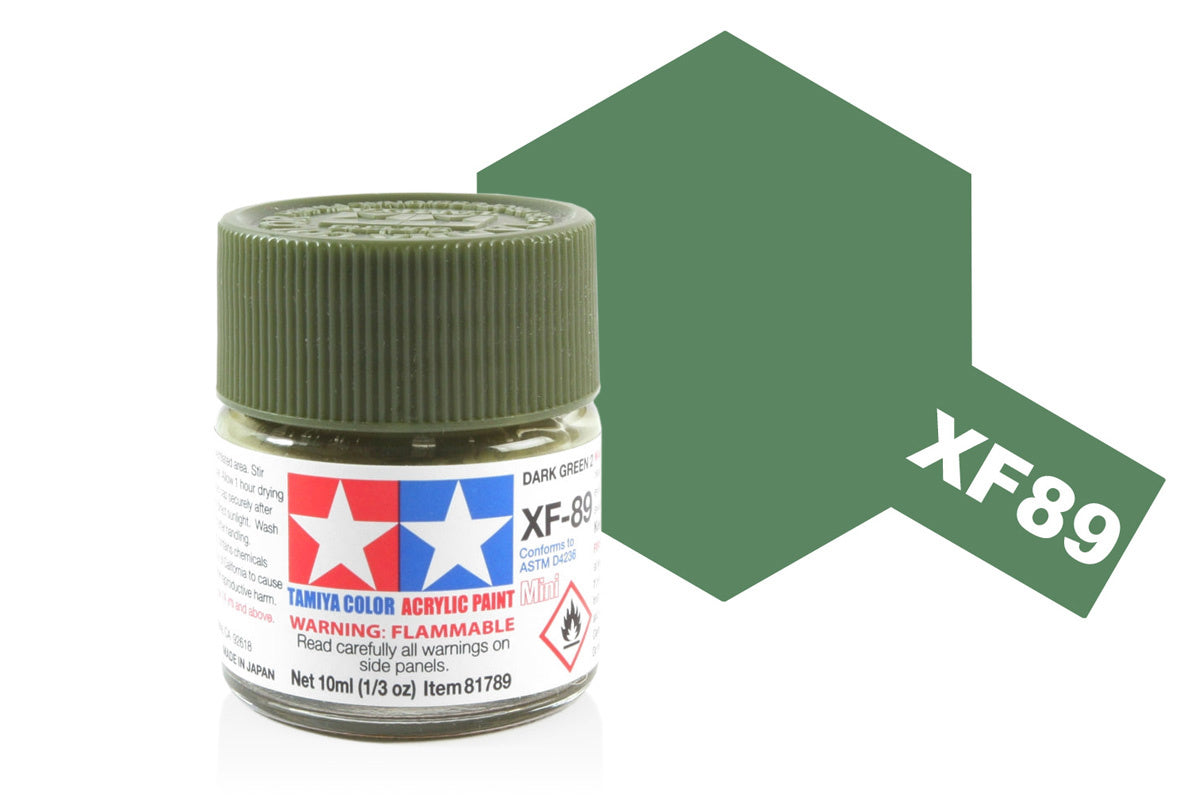 Tamiya Acrylic Paints 10Ml Xf89 Dark Green