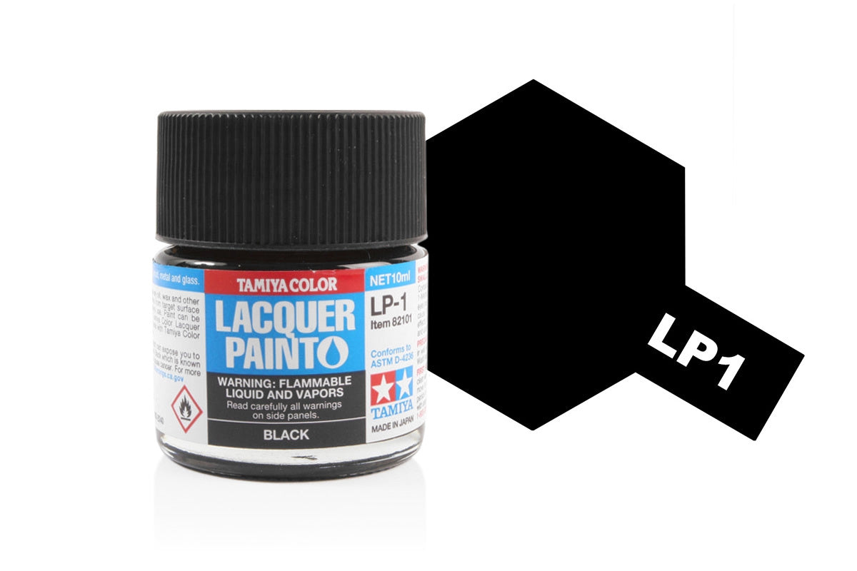 Tamiya Lacquer Paints 10Ml Lp1 Black
