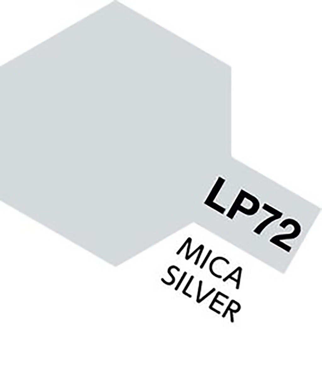Tamiya Lacquer Paints 10ml Lp72 Mica Silver