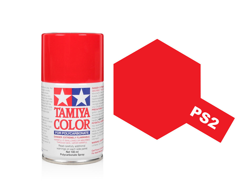 Tamiya Spray Paints 100Ml Ps2 Red