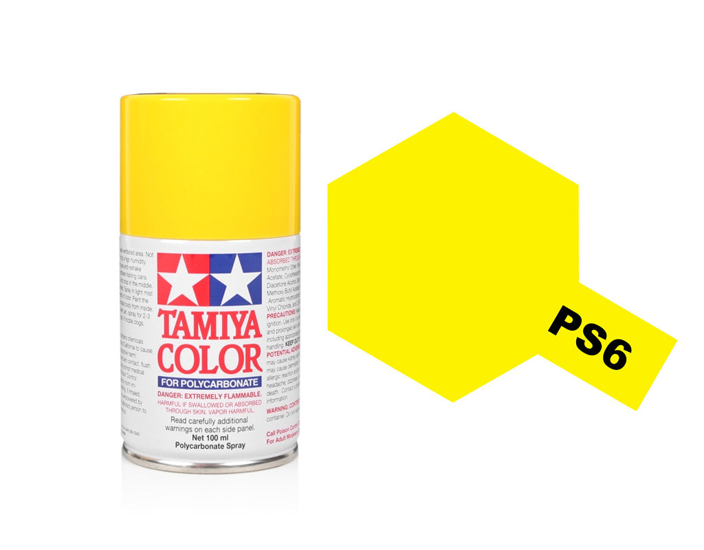 Tamiya Spray Paints 100Ml Ps6 Yellow