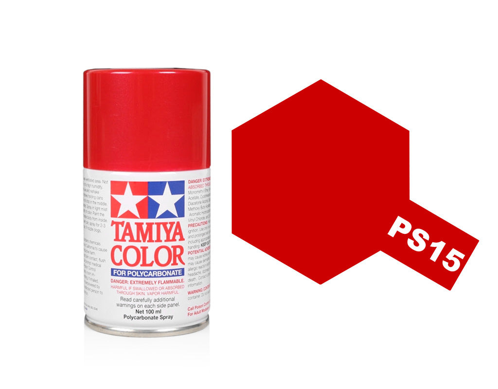 Tamiya Spray Paints 100ml Ps15 Metallic Red
