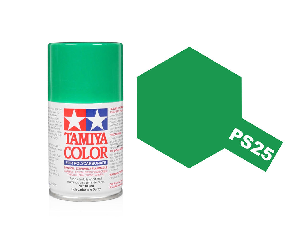 Tamiya Spray Paints 100Ml Ps25 Bright Green