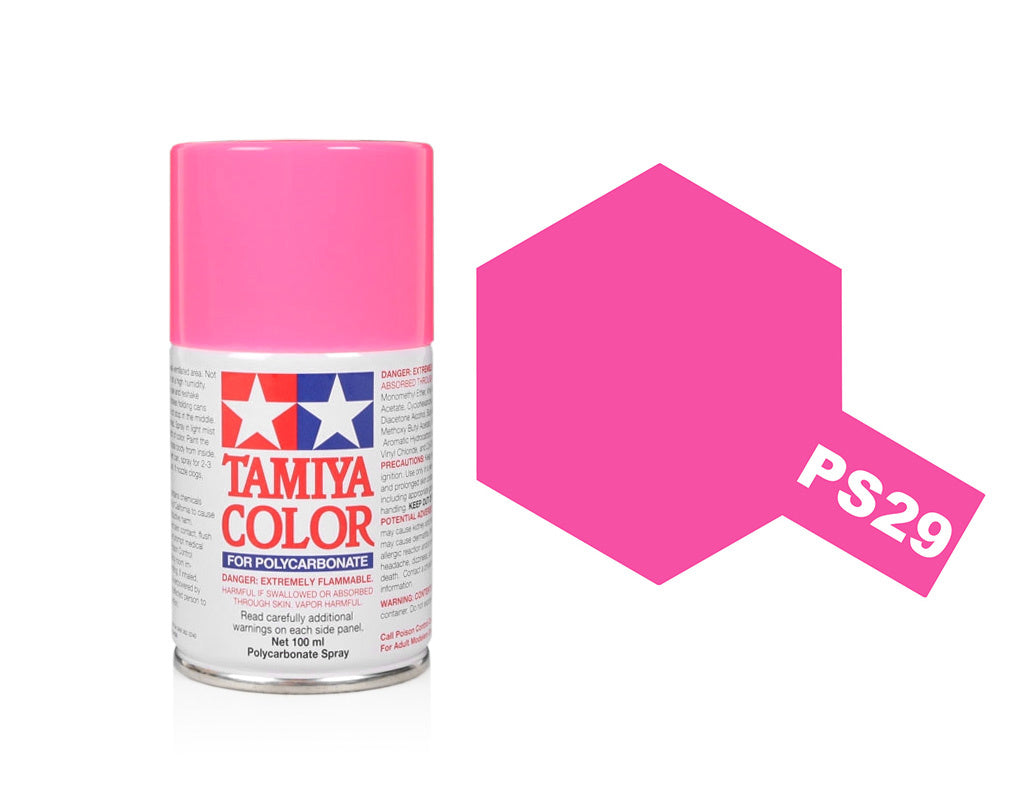 Tamiya Spray Paints 100Ml Ps29 Fluorescent Pink