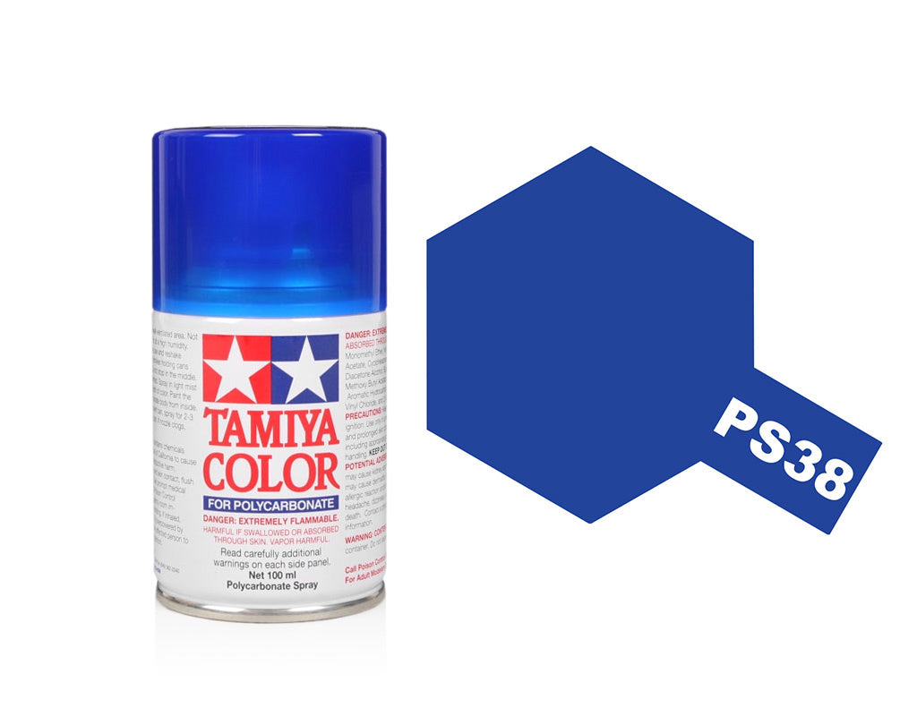 Tamiya Spray Paints 100Ml Ps38 Translucent Blue