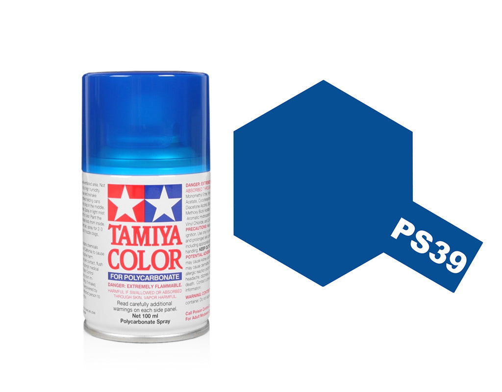 Tamiya Spray Paints 100Ml Ps39 Translucent Light Blue
