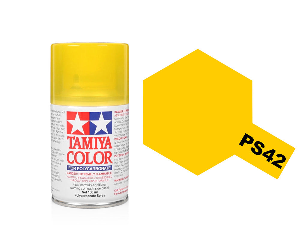 Tamiya Spray Paints 100ml Ps42 Translucent Yellow