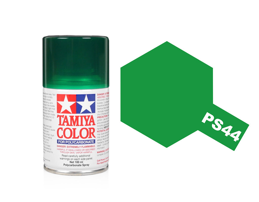 Tamiya Spray Paints 100ml Ps44 Translucent Green