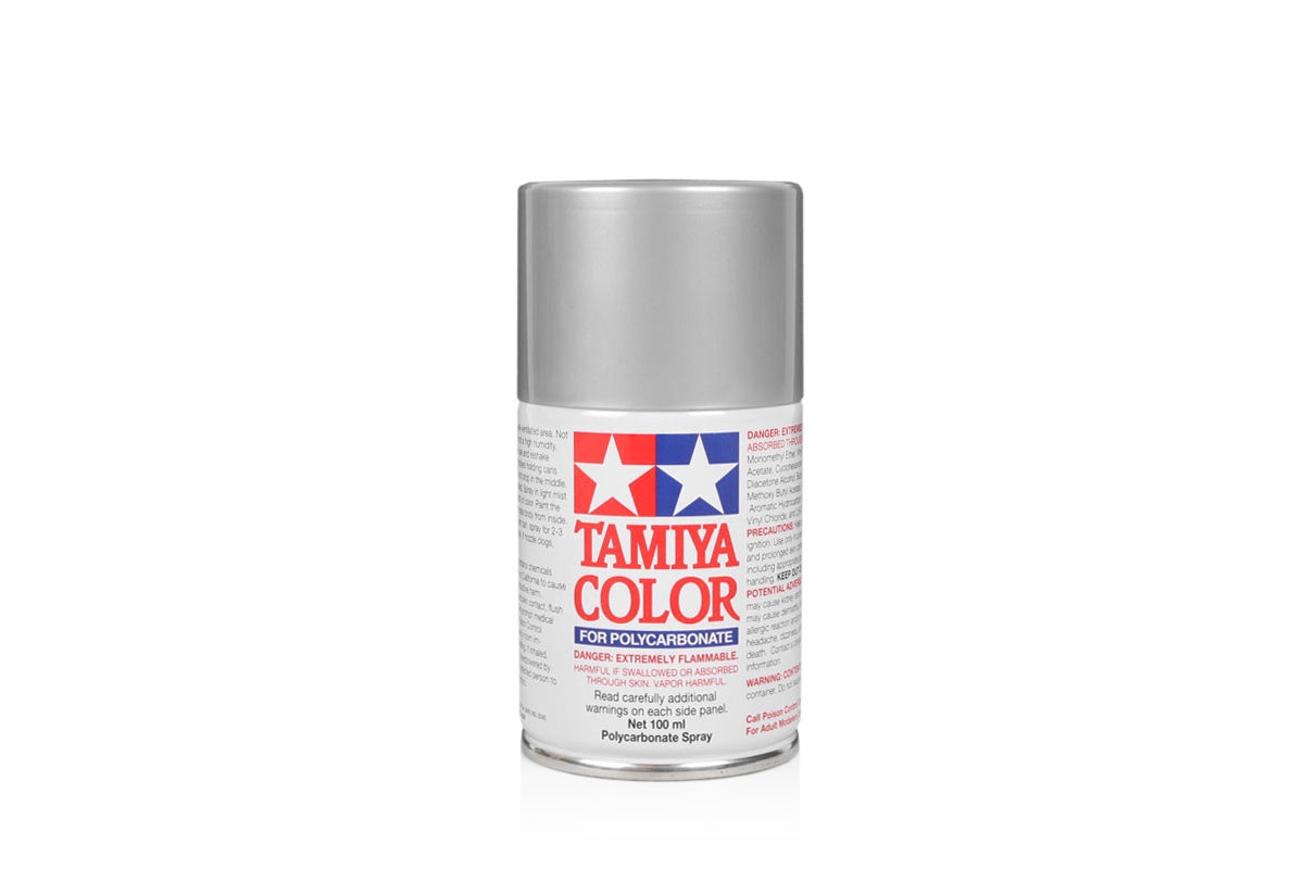 Tamiya Spray Paints 100ml Ps48 Semi-Gloss Silver Anodized Aluminium