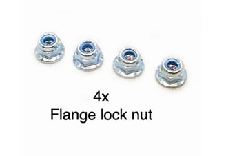RC 4MM FLANGE LOCK NUT: 57602
