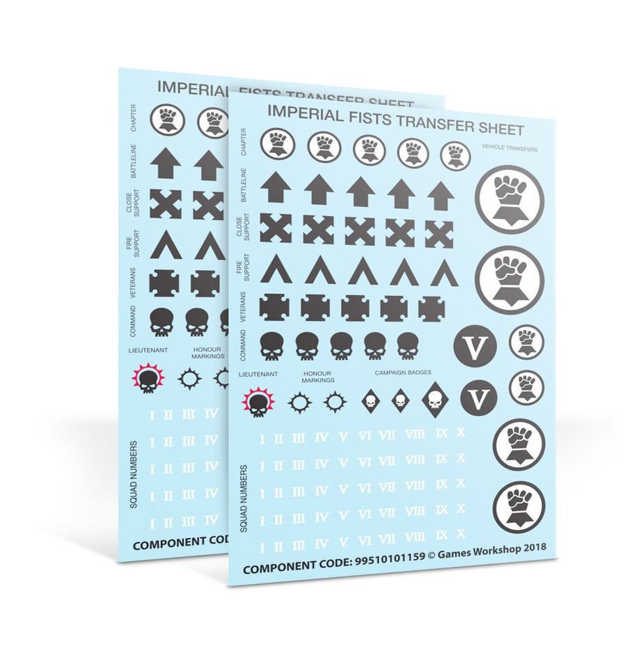 IMPERIAL FISTS: PRIMARIS UPGRADES & TRANSFERS Warhammer 40K