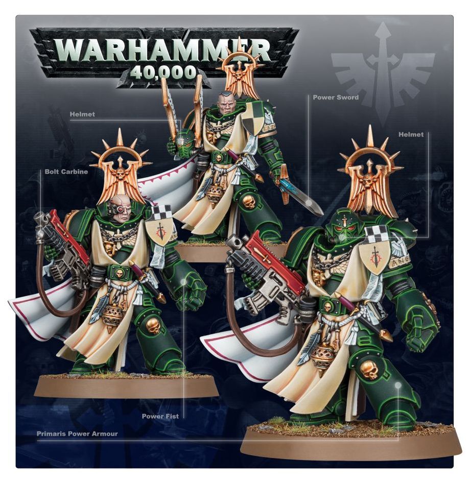 Warhammer 40K- Space Marines: Dark Angels Master Lazarus