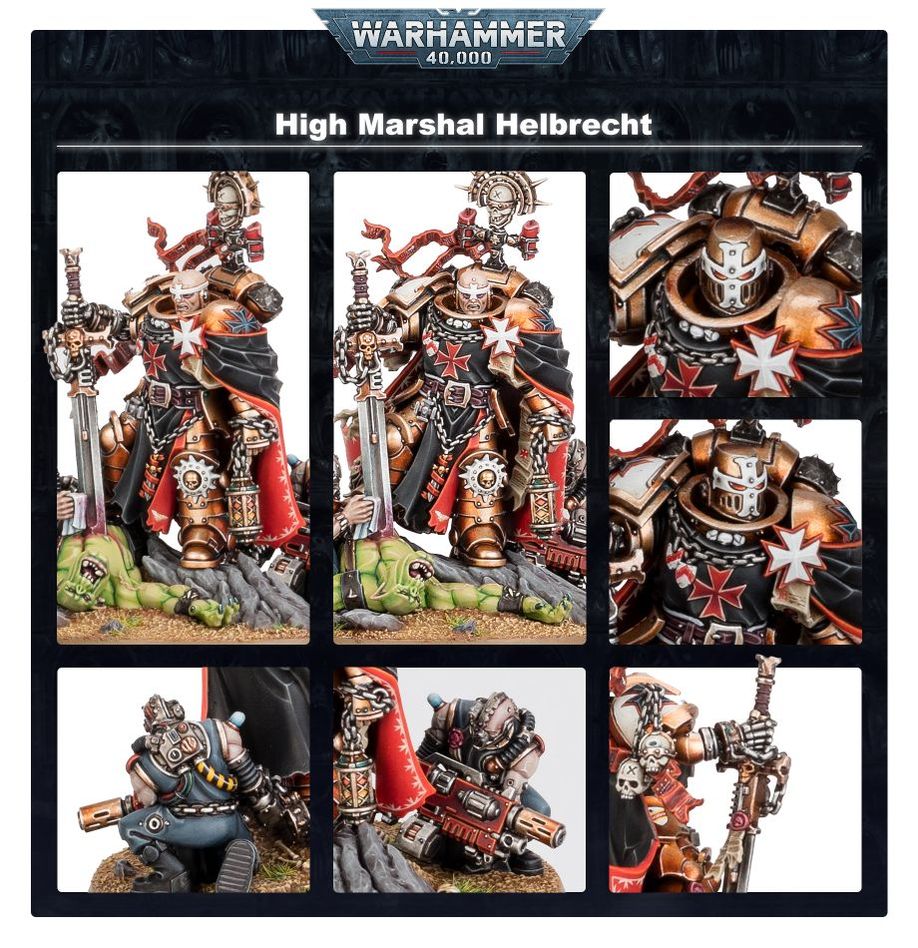 BLACK TEMPLARS: HIGH MARSHAL HELBRECHT Warhammer 40K
