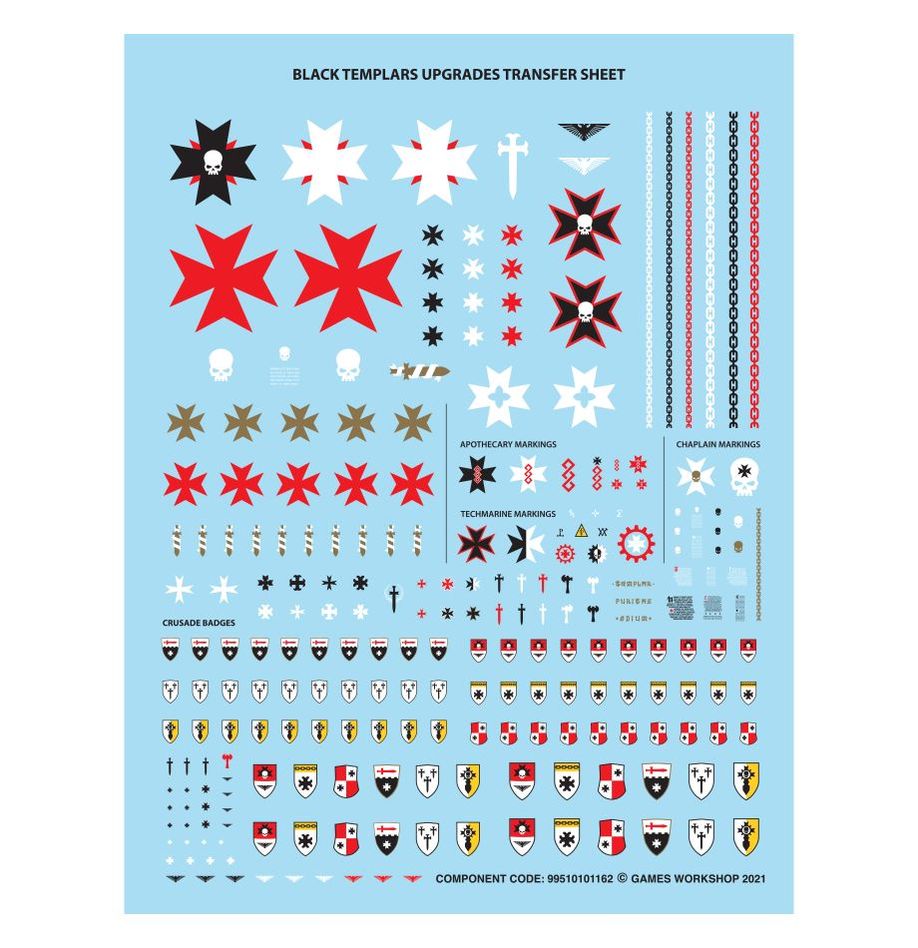 BLACK TEMPLARS: UPGRADES AND TRANSFERS